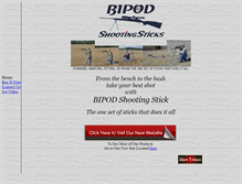 Tablet Screenshot of bipodshootingsticks.com